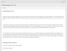 Tablet Screenshot of gregory.carepaths.com