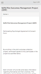 Mobile Screenshot of njpa.carepaths.com